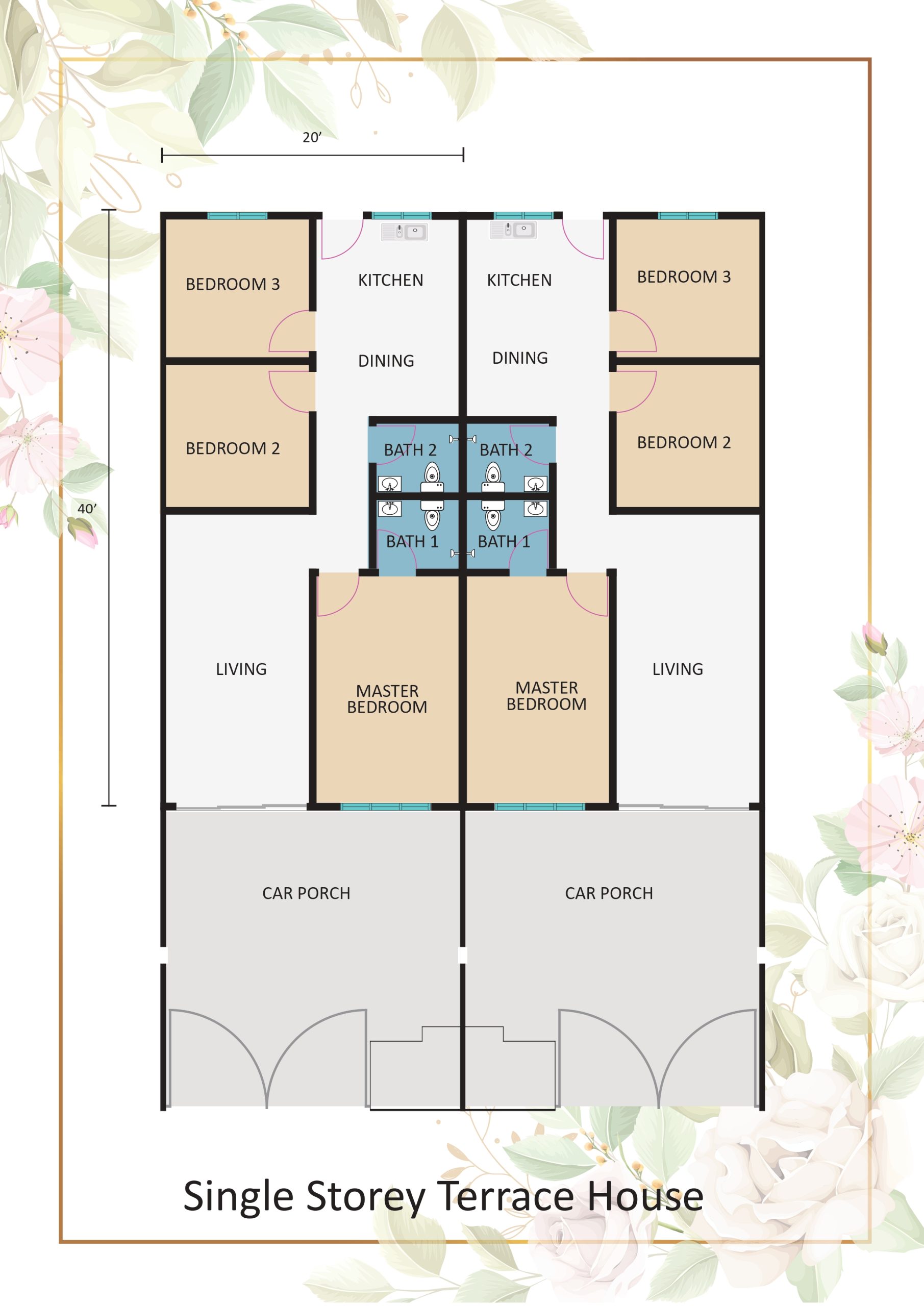 Single Storey Terrace House
